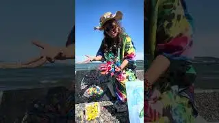 Maria&rsquo;s Eco Art&mdash;BEACH ARTWORK ar Dumo Beach Geoje Island