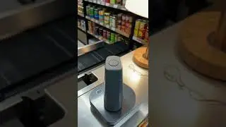 ASMR,Relaxing,Tactile Interaction with a Glossy Barcode Scanner in a Quiet Grocery Checkout