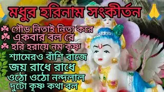 সকালের হরিনাম সংকীর্তন 🙏🌿 দোলে রাই কিশোরী 🙏🌿 কৃষ্ণ কথা ভেবে ভেবে 🙏 kritan@KrishnerJagat 