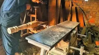How to Drill Perfect Holes in Wooden Cot Legs | Shaper Planer Woodworking Tips