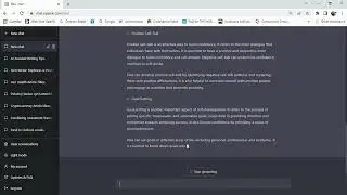 Article Writing with ChatGPT