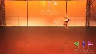 Australian Pole Championships Professional Finalist Maddie Schonstein