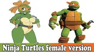 Ninja Turtles Female Version and human Version [Mr Adsion]