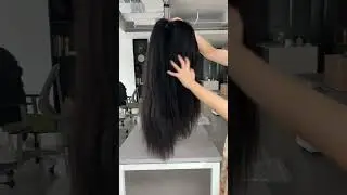 22''Brazilian virgin Italian yaki natural color human hair lace front wig #lacefrontwig #shorts