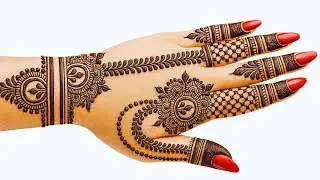 Latest Stylish Back hand mehndi design | Simple mehndi designs | mehandi design | mehandi | Mehndi 