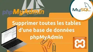 Supprimer toutes les tables | #drop #delete remove #tables | empty a database | #MySQL #phpMyAdmin