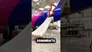 Come funziona davvero lo scivolo d&rsquo;emergenza di un aereo?