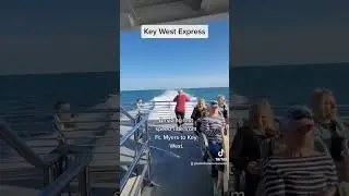 Going from Ft. Myers to Key West Via the Key West Express. Florida living. #shorts