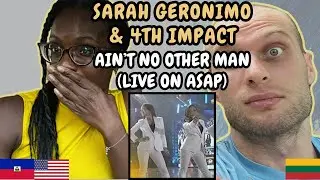 REACTION TO Sarah Geronimo & 4th Impact - Ain't No Other Man (Live on ASAP) | FIRST TIME HEARING