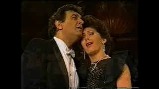 Placido Domingo and Judith Howarth sing Cherry Duet 1990