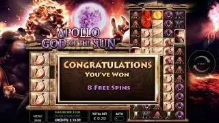 Apollo god of the sun  casino slot - bonus game