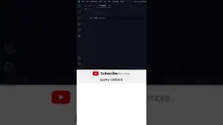 Jquery Callback #jquery #javascript #Shorts