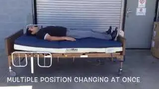 Medline MDR107004 Bariatric Bed Full-Electric With AccuMax Quantum Covertible Surface