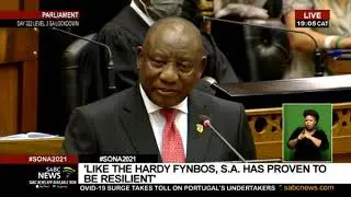 FULL SPEECH | President Cyril Ramaphosa delivers SONA 2021