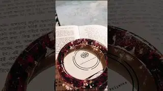 Resin bangle 🎀🩷#resinart #subscribe #resinbangles #trendingshorts #viralshort #viral #shorts #resin