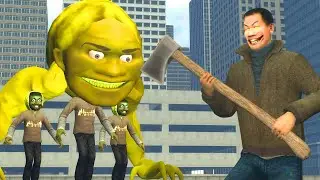 NEW LIN GANG GU MELON MEME FAMILY SIZE COMPARISON VS AXEMAN GIANT MOD!!! - Garry's Mod