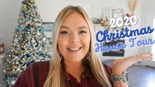 🎄 2020 CHRISTMAS HOUSE TOUR! BLUE, GOLD AND WHITE DECOR | GINGER JAR INSPO 💙🤍💛