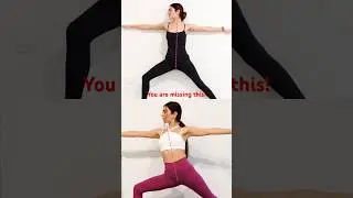 Wall is your invisible coach #wallyoga #posture #balance #yogatips #yogaathome #yogaalignment #yoga