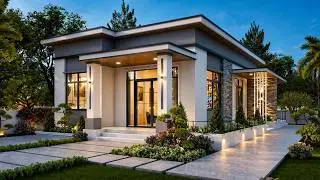 House Design Modern 8x12 Meters | Casa de 8x12 metros