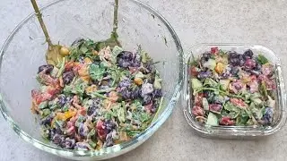 DIET OFFICE lunch recipe #Red Kidney beans 🫘 salad 🥗 