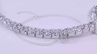 Birthstone Halo Bracelets &mdash; Moissanite, Emerald, Ruby & Starlight