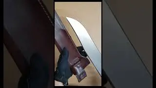 Azula Gun Holsters Custom Leather Sheath For Busse Combat Knife Company MOAB Knife