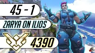 [Overwatch] Harbleu Grandmaster Zarya Ilios Ranked 4390 SR