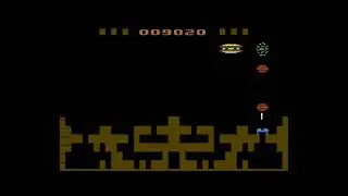Base Attack Longplay (Atari 2600 Game) - Warning: Contains Flashing Lights!