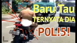 Pria Bali  t@np4 b4ju C3L4N4 NAIK  MOTOR ternyata 4P4R4T