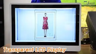 Small Transparent LCD Display 400 Nits Capacitive Touch For Advertising