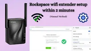 How to setup Rockspace wifi extender | Rockspace wifi extender configuration