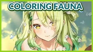 Coloring Ceres Fauna (Hololive EN) 【Stream Archive】