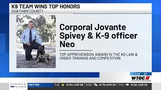 Chatham County Police Department K-9 team wins top honors at training event