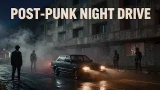 POST-PUNK NIGHT DRIVE &mdash; Industrial 80s Rock for Late Night Roads