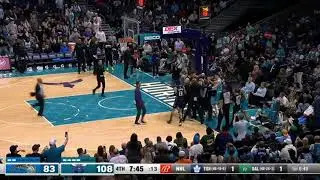 Charlotte hornets FIGHT Orlando magic
