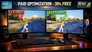 Deleted Lag in PUBG Mobile on PC Using Easy Tips | Low-End & High-End PCs (2026) Best Optimizations😨