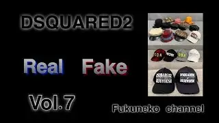 DSQUARED2  |  Real vs Fake |  Vol.7　【Hat & Cap】  How to spot fake Dsquared