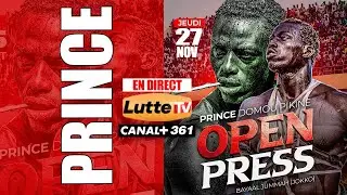 🔴Direct Pikine - Open press de Prince pour son combat contre Mor Kang Kang
