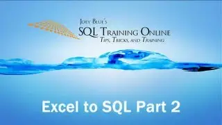 Import Export Wizard - Excel to SQL Server - Part #2