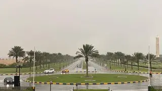 Flood In Sharjah 2022 first rain,subrang traffic