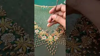 Ring stitching। #shorts #shortvideo #embroidery