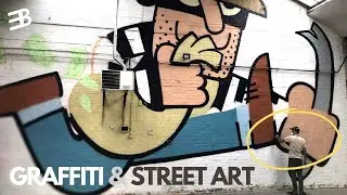 45RPM UK Graffiti | Painting Hedgehogs | Art Documentary