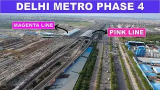 Delhi Metro Phase 4 update | Pink Line Extension | DMRC | Papa Construction