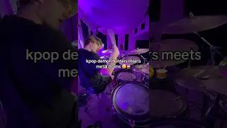 Hot take: what it sounds like beats golden #drums #doublekick #kpopdemonhunters #viral #explore #fyp