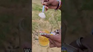 Sugar And Petrol Reaction😱#experiments #shorts