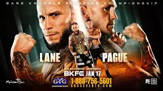 #GGCCEVENTS | BKFC 86 MOHEGAN SUN: Lane vs Pague | JAN 17