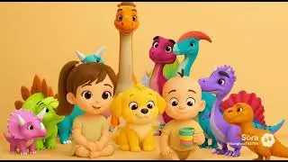 Buki and Friends Explore the Dinosaur Park 🦖 | Learn Numbers with Fun - Part