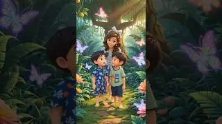 Viraj & Hiten Jungle Adventure 🦁#shorts #radhakrishna #animals #virajandhiten #cartoon