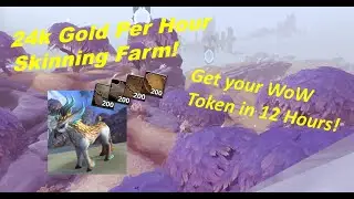Farming 5 HOURS of Gilded Cloudstriders in BASTION | WoW Shadowlands 24k GPH Skinning Gold Farm