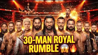 30-MAN ROYAL RUMBLE 😱🔥 | WWE 2K25 CHAOS #wwe #royalrumble
